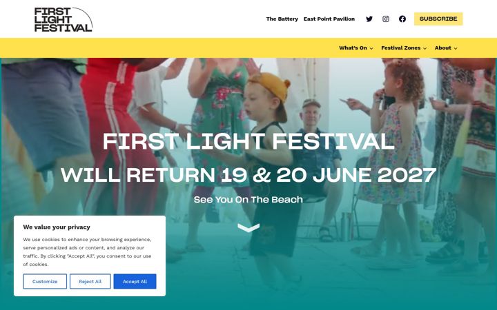 Screenshot of firstlightlowestoft.com