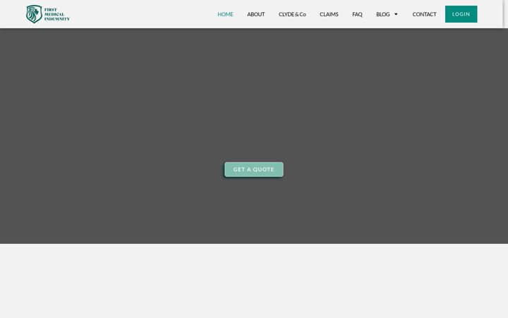 Screenshot of firstmedicalprotection.co.uk