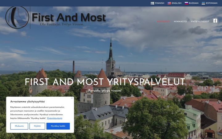 Screenshot of firstmost.eu