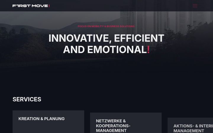 Screenshot of firstmove-business.com