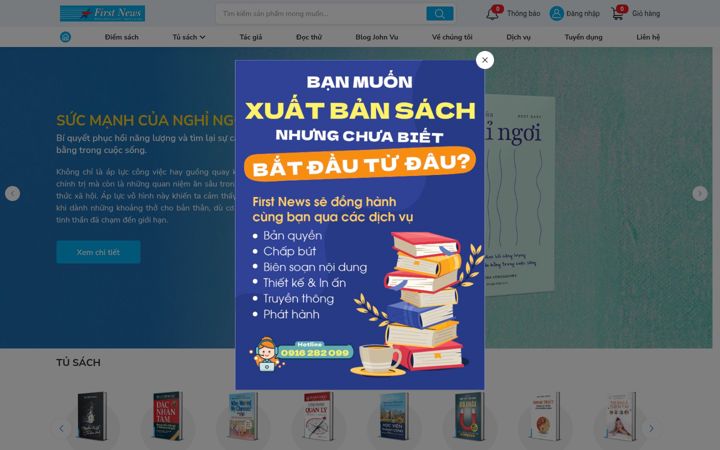 Screenshot of firstnews.vn