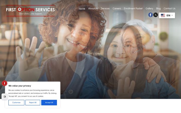 Screenshot of firstoptionservices.net