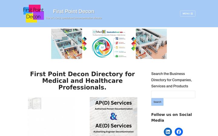 Screenshot of firstpointdecon.com