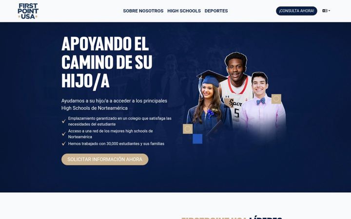 Screenshot of firstpointusa.es