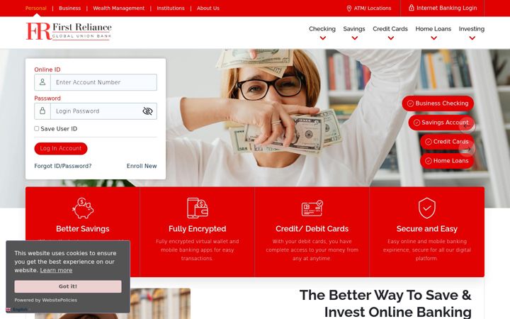 Screenshot of firstreliancenco.cc