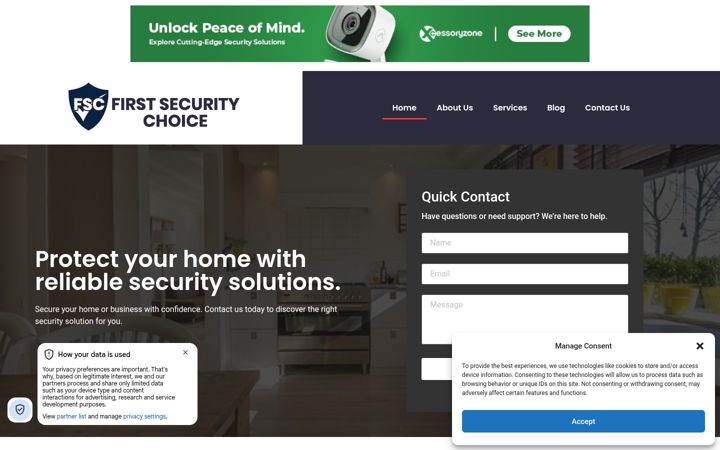 Screenshot of firstsecuritychoice.com