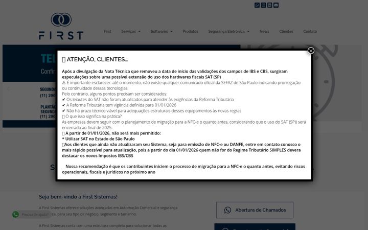 Screenshot of firstsist.com