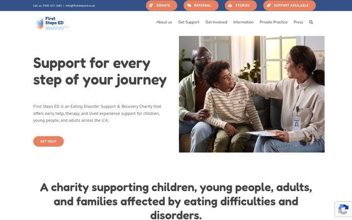Screenshot ta' firststepsed.co.uk
