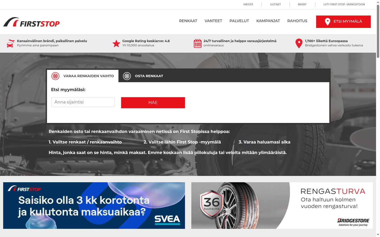 Captura de ecrã do banner de consentimento apresentado antes de qualquer interação