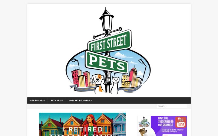 Screenshot of firststreetpets.com