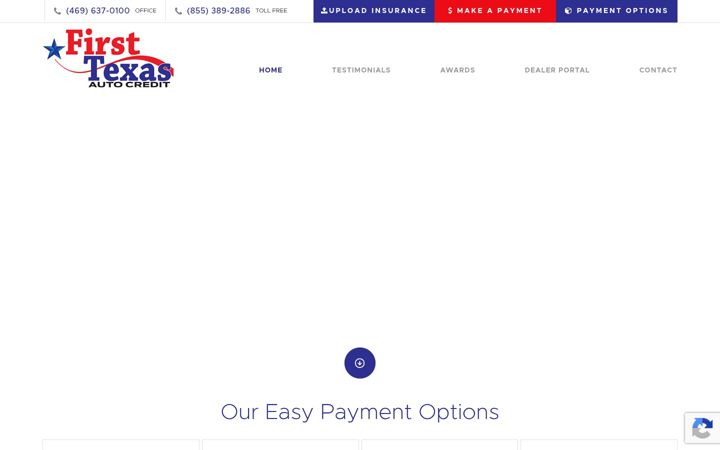 Screenshot of firsttexasautocredit.com