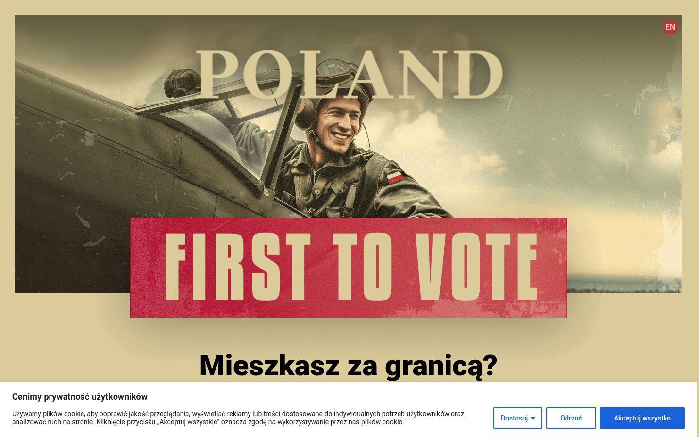 Screenshot van de toestemmingsbanner zoals getoond vóór enige interactie