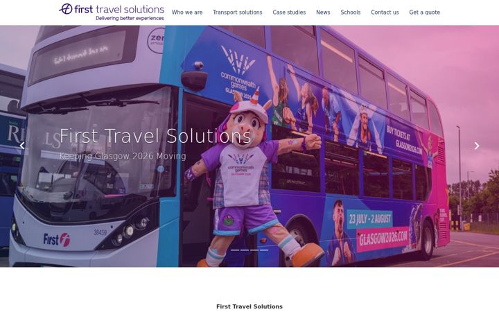 Screenshot of firsttravelsolutions.com