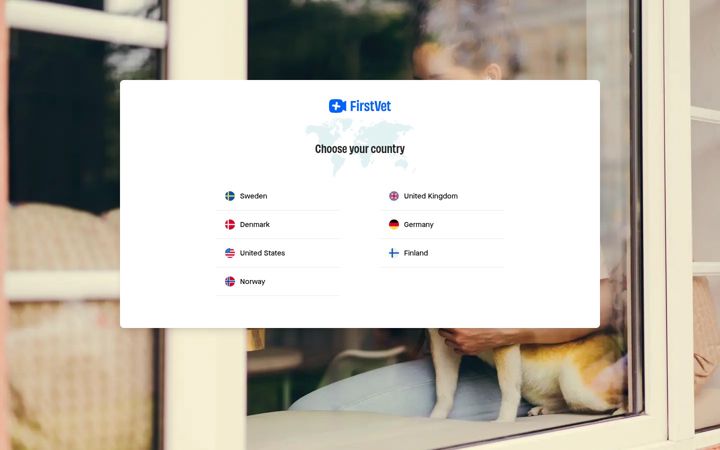 Screenshot of firstvet.com
