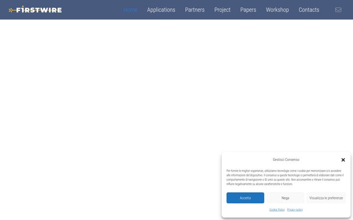 Screenshot of firstwire.eu