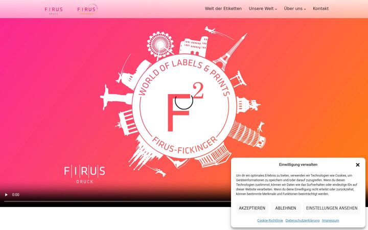 Screenshot of firus-druck.de