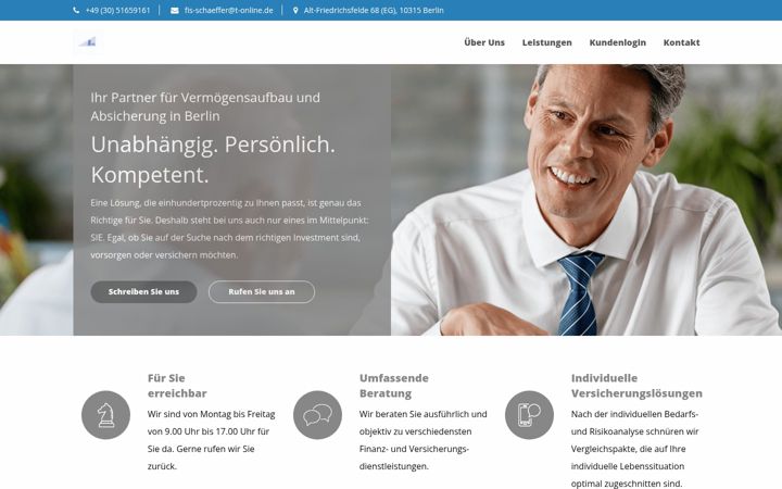 Screenshot of fis-schaeffer.de