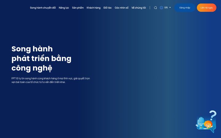 Screenshot of fis.com.vn