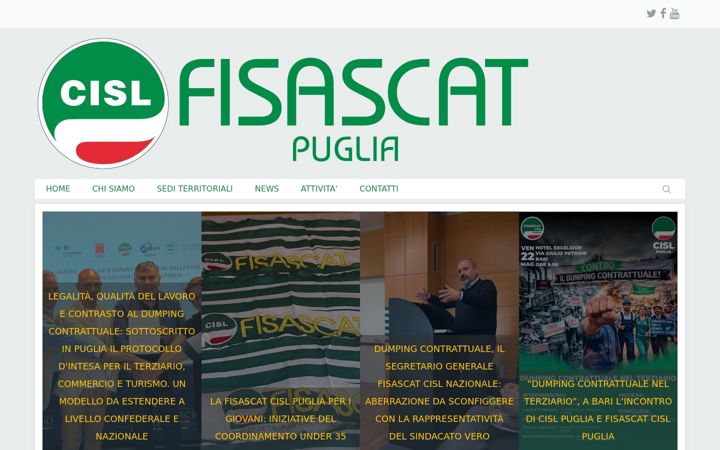 Snímek obrazovky fisascatpuglia.it