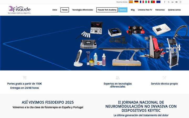 Screenshot of fisaude.com