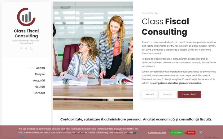 Screenshot of fiscalconsulting.ro