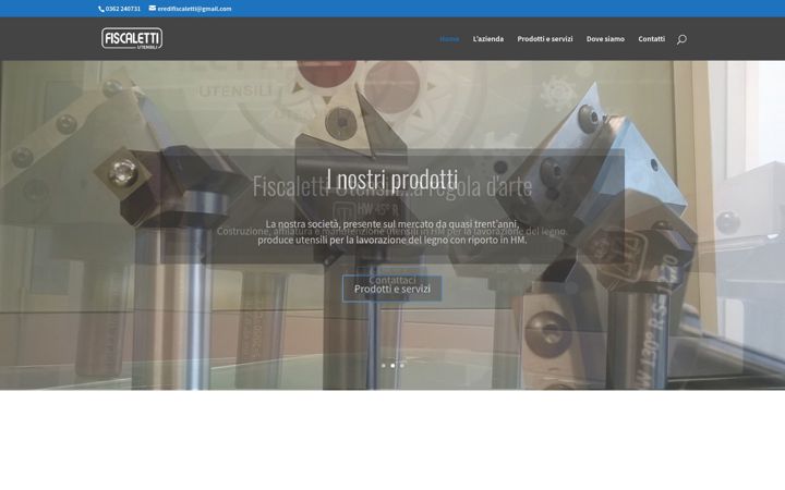 Screenshot of fiscalettiutensili.com