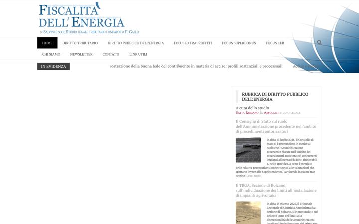 Screenshot of fiscalitadellenergia.it