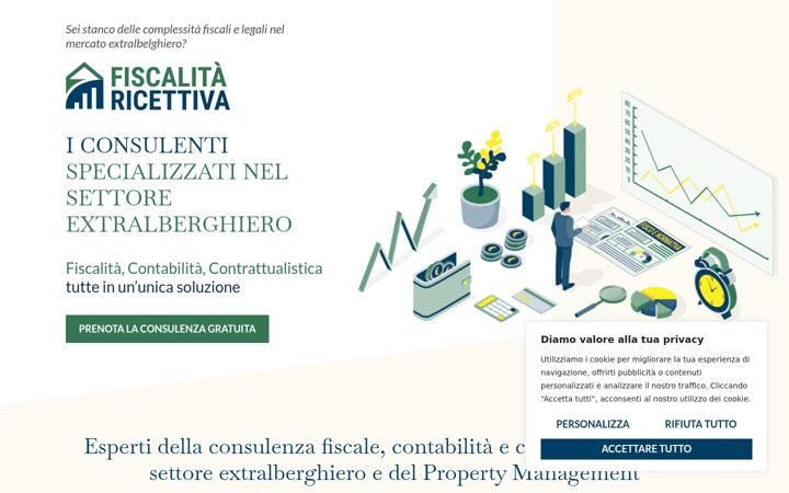 Screenshot di fiscalitaricettiva.it