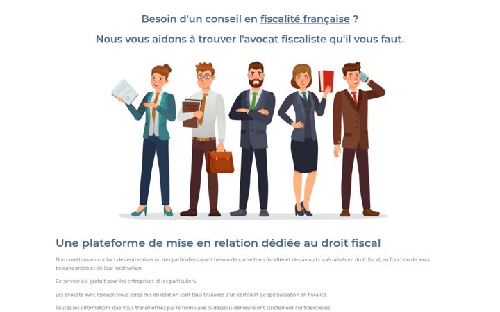 Screenshot of fiscalite.com