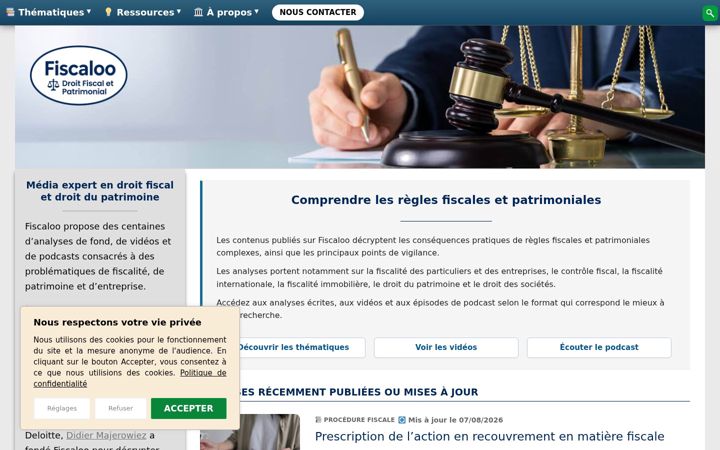 Screenshot of fiscaloo.fr
