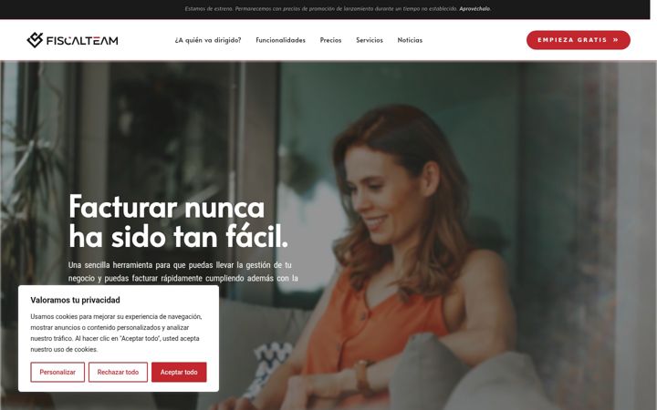 Screenshot του fiscalteam.es