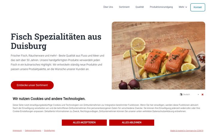 Screenshot of fisch-wilken.de