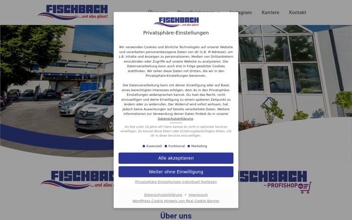 Screenshot of fischbach-gmbh.de