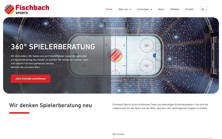 Ekrānuzņēmums no fischbach-sports.de