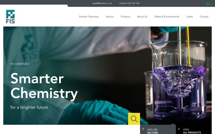 Screenshot of fischem.co.uk