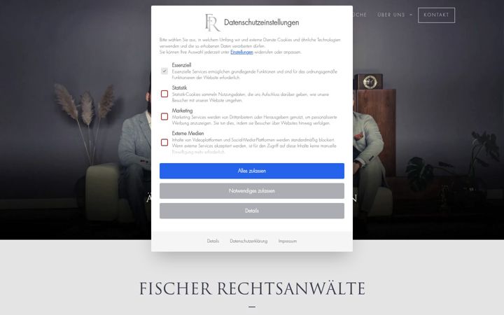 Screenshot of fischer-anwaelte.de