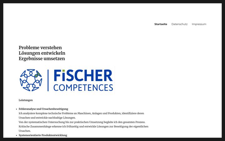 Screenshot of fischer-competences.com