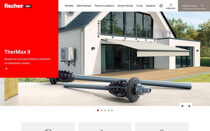 Screenshot of fischer-cz.cz