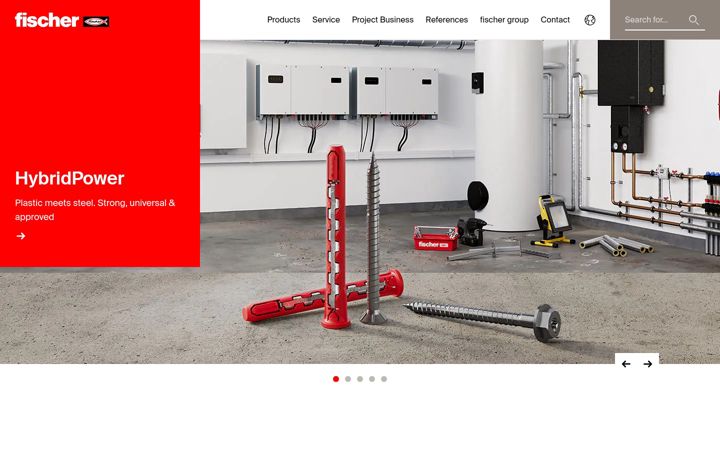 Screenshot of fischer-international.com
