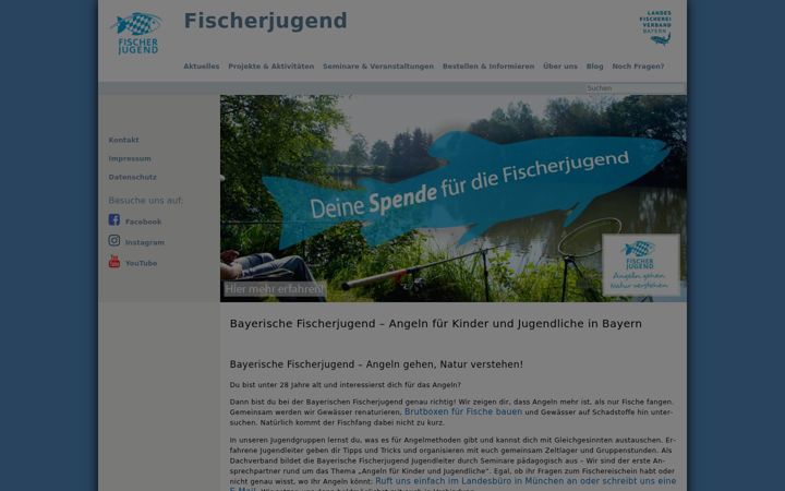 Screenshot of fischer-jugend.de