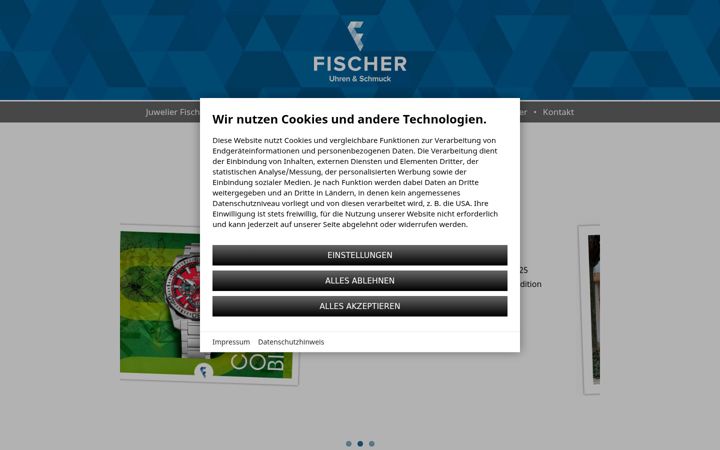 Screenshot of fischer-juwelier.de