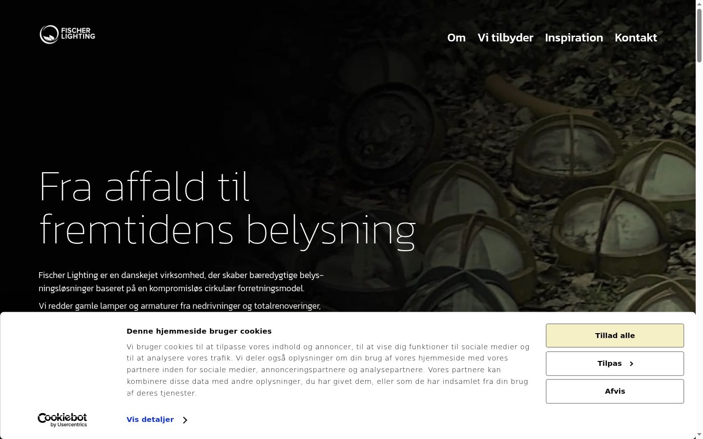 Screenshot des Einwilligungsbanners vor jeglicher Interaktion