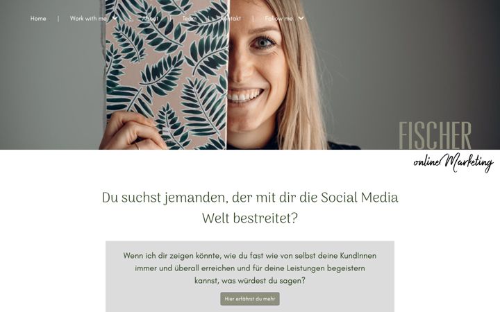 Screenshot of fischer-marketing.at