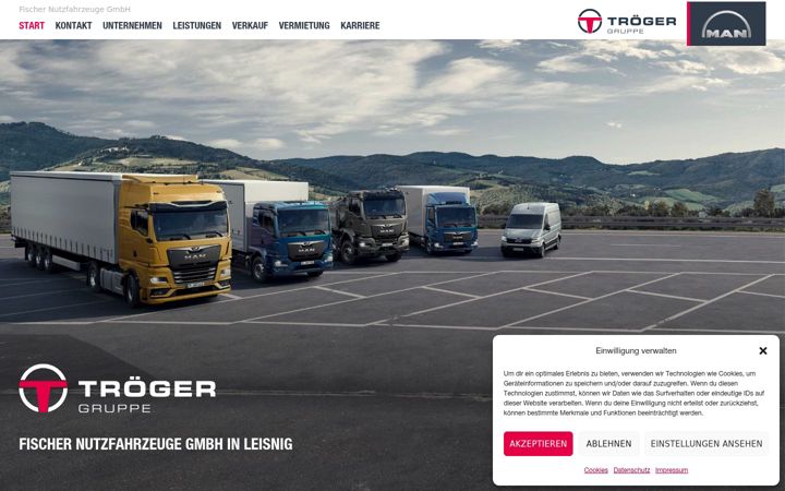 Screenshot of fischer-nutzfahrzeuge.de