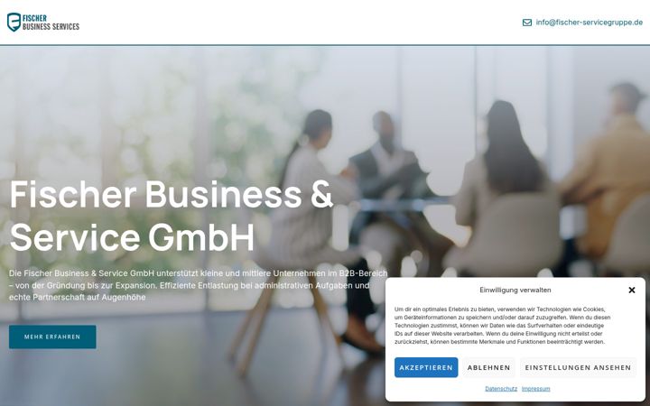 Screenshot of fischer-servicegruppe.de
