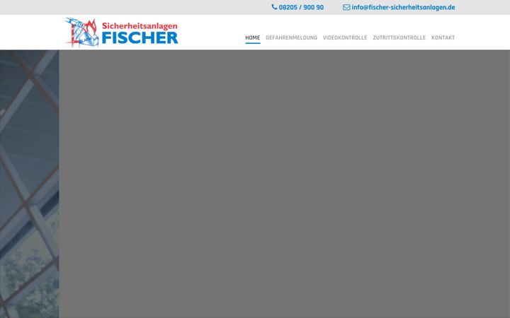 Screenshot of fischer-sicherheitsanlagen.de