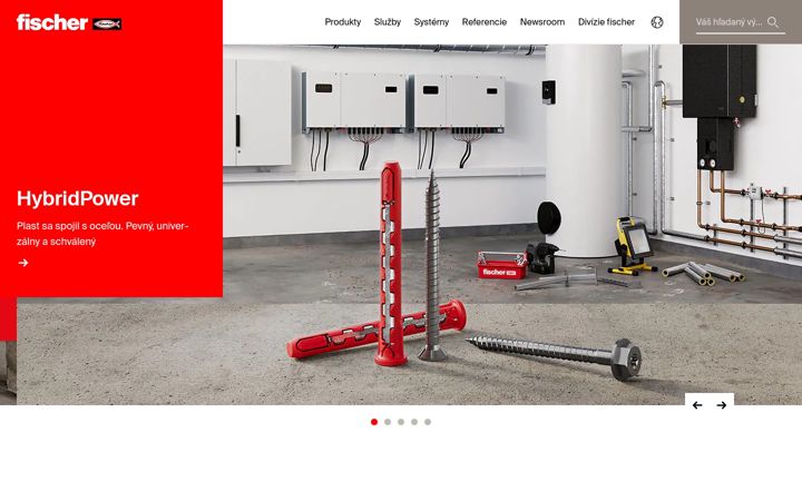 Screenshot of fischer-sk.sk