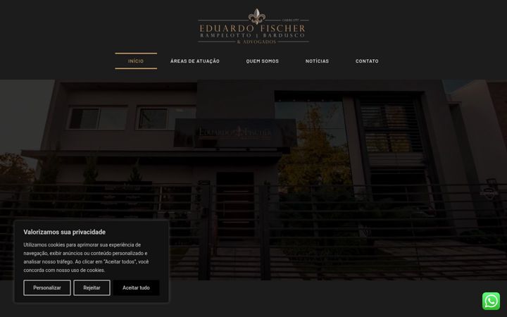 Screenshot of fischeradv.com.br