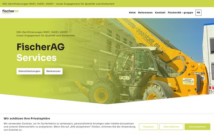 Screenshot of fischerag-services.eu