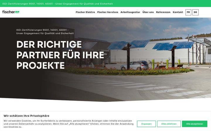 Screenshot of fischerag.eu